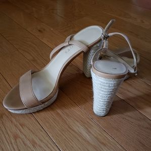 Talbot rope heel Vanchetta leather sandals